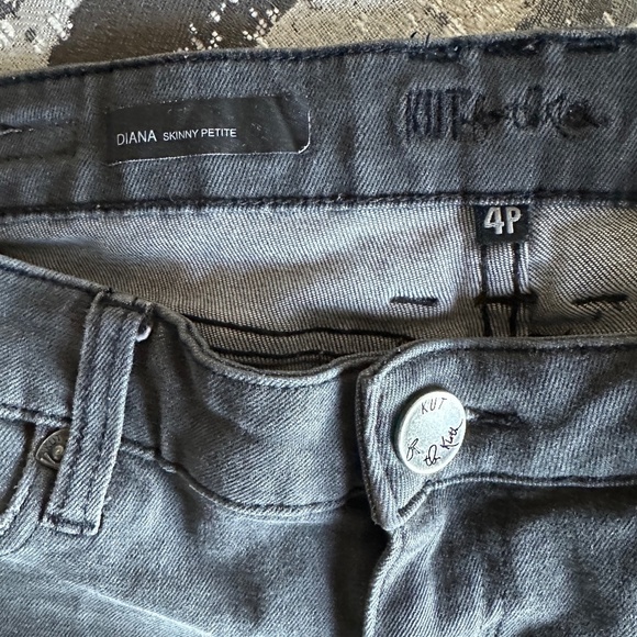 *KUT FROM THE KLOTH* Petite Dk. Gray Diana Skinny Jean Size 4P - Picture 6 of 7